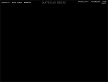 Tablet Screenshot of matthiashoene.com